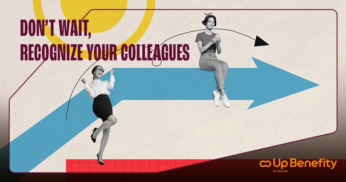 Praise your colleagues. It only takes a few seconds, but the joy lasts all day.